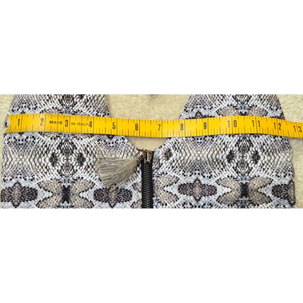Rachel Rachel Roy Snakeprint 1 Piece Swimsuit Women's XS Boho Grey/Taupe NWT - Picture 6 of 11